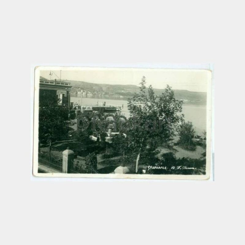1934 Çanakkale Damgalı Değerli Belgesel Fotoğraf