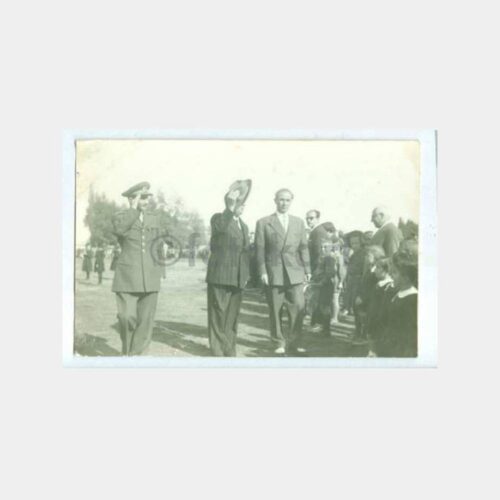 1955 Çanakkale Biga Tören Kutlama Fotoğraf