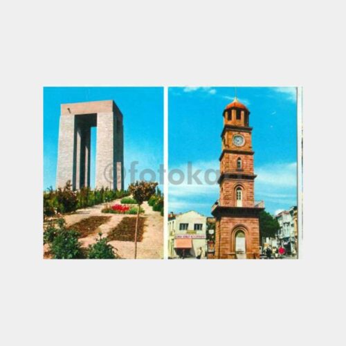 1975 Çanakkale Görünüş Kartpostal