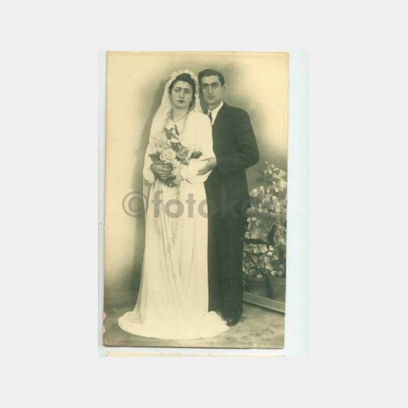 1944 Gelin Damat Stüdyo Fotoğraf