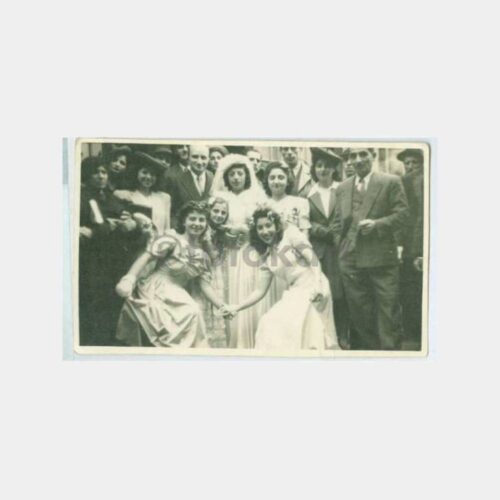 1935 Gelin Damat Konulu Şapkalı Kadın Fotoğraf