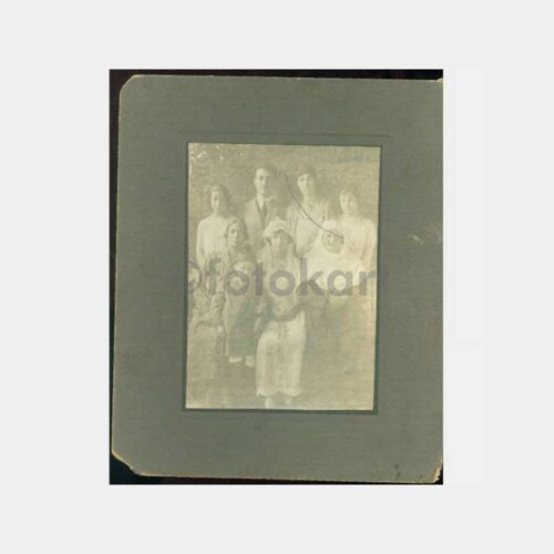 1926 Gelin Damat ve Ailesi Konulu Fotoğraf