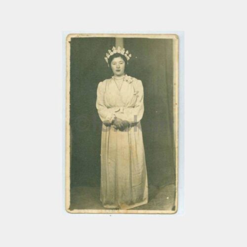 1930 Taç Başlı Gelin Fotoğraf