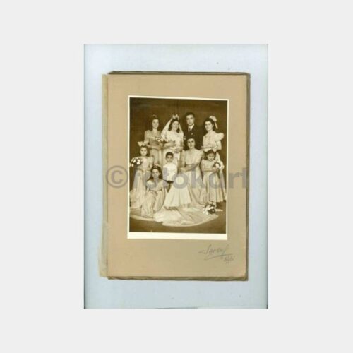 1940 Stüdyo Saray Gelin Damat Fotoğraf