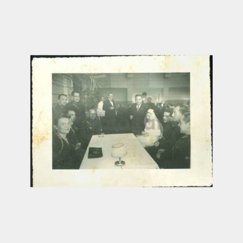 1940 Nikah Salonu Gelin Damat Subaylar Fotoğraf