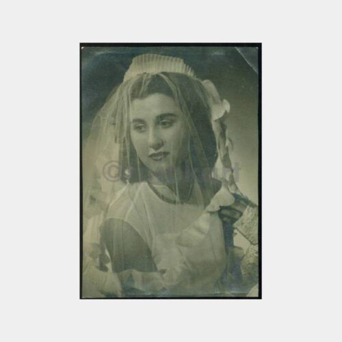 1930 Duvaklı Gelin Konulu Fotoğraf