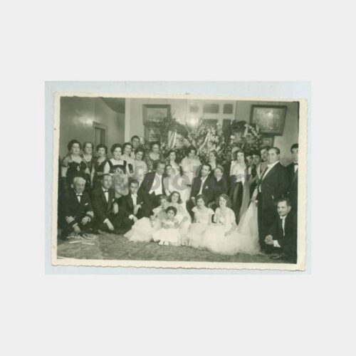 1955 Ünlü Kişi Nikah Töreni Gelin Damat Fotoğraf