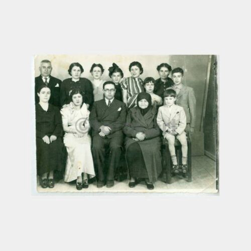 1938 Gelin Damat ve Ailesi Konulu Fotoğraf