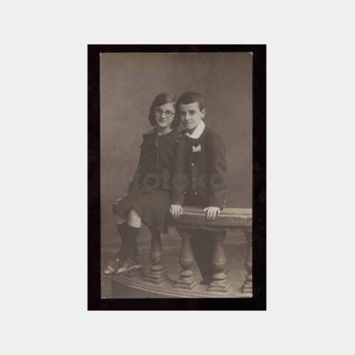 1921 Kadıköy Foto Servanis Çocuklar Fotoğraf