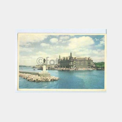 İstanbul Haydarpaşa Garı Görünüş Kartpostal