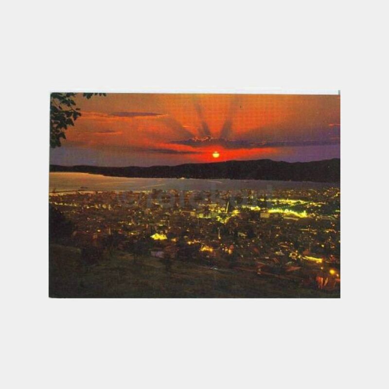 İzmir Gece Görünüş Kartpostal