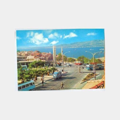 İzmir Eşrefpaşa Meydanı Görünüş Kartpostal