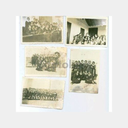 1933 Kadıköy Kız Koleji Konulu 5 Adet Fotoğraf
