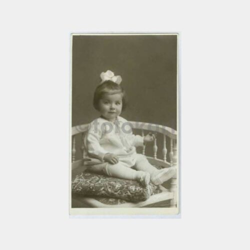 1932 Kadıköy Foto Servanis Kız Çocuk Fotoğraf