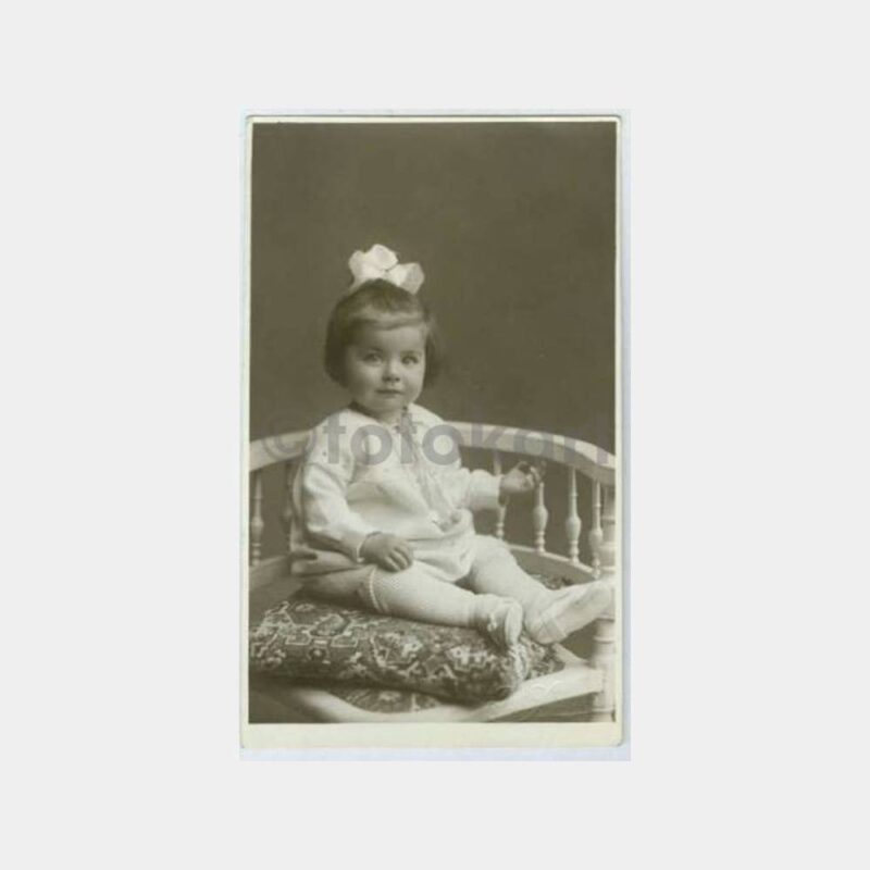 1932 Kadıköy Foto Servanis Kız Çocuk Fotoğraf