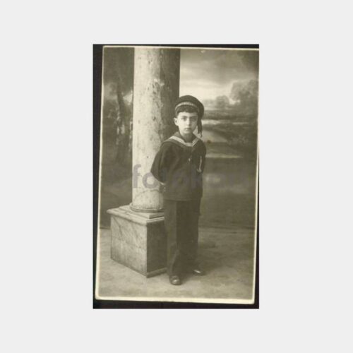 1930 Foto Kadıköy Denizci Çocuk Fotoğraf