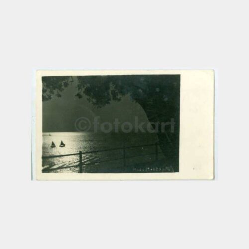 1940 Kadıköy Moda Gece Yelkenli Görünüş Kartpostal