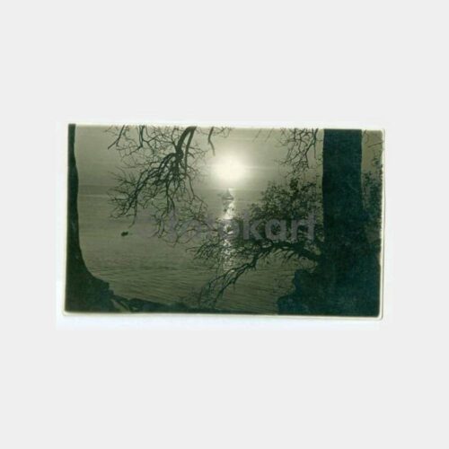 1940 Kadıköy Moda Gün Batımı Yelkenli Fotoğraf