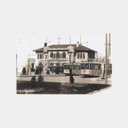 Kadıköy İskelesi Reprodüksiyon Yeni Baskı Kart