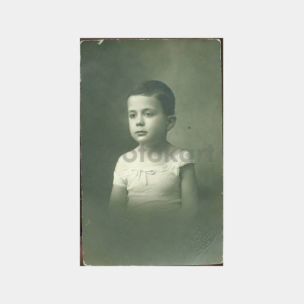 1928 Kadıköy Foto Luxe Çocuk Portre Fotoğraf