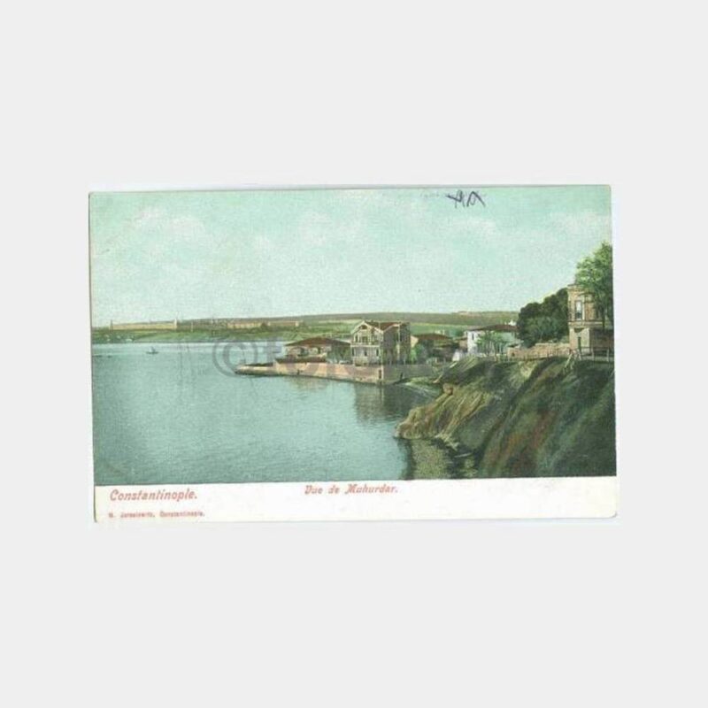 1910 Kadıköy Mühürdar Sahili Görünüş Kartpostal