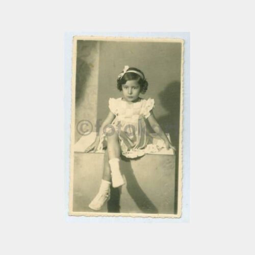 1940 Kadıköy Foto Venüs Kız Çocuk Fotoğraf