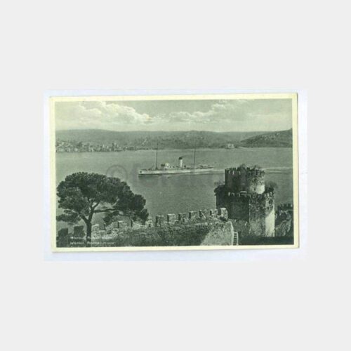 Boğaziçi Rumelihisarı'ndan Vapur Görünüş Kartpostal