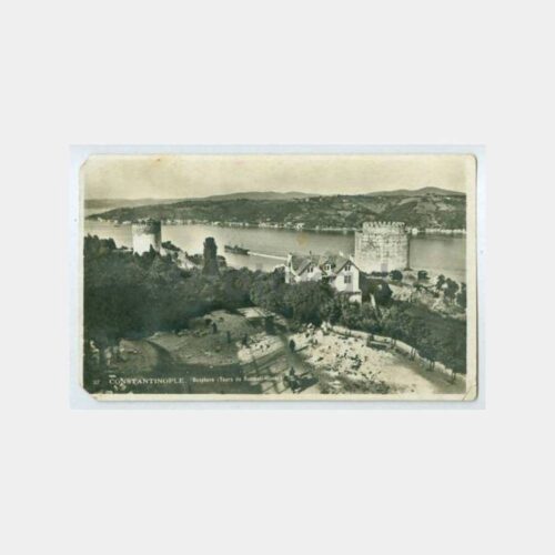 1930 Boğaziçi Rumelihisarı Görünüş Kartpostal