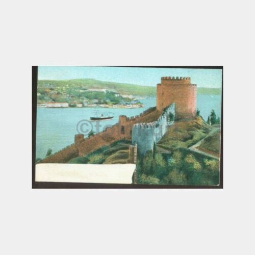 1910 Rumelihisarı Boğaziçi Konulu Kartpostal