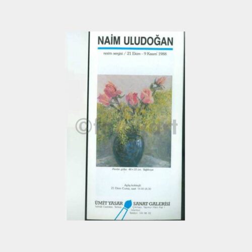 1988 Ressam Naim Uludoğan Sergi Davetiyesi