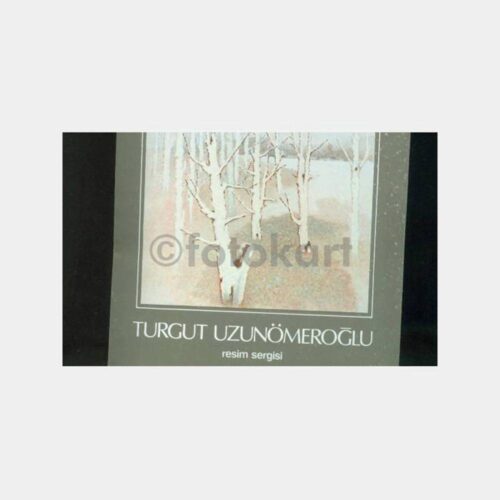 1985 Ressam Turgut Uzunömer Sergi Davetiyesi