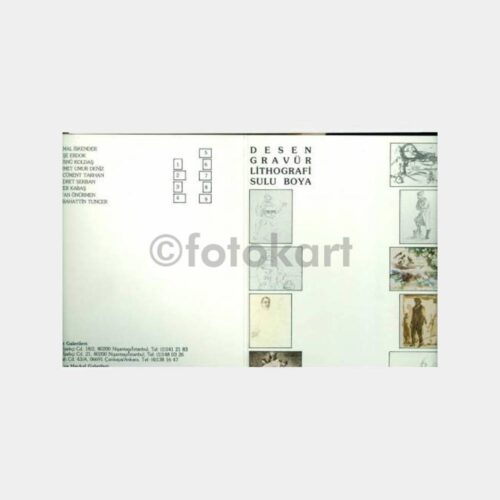 1989 Urart Karma Ressamlar Sergi Davetiyesi