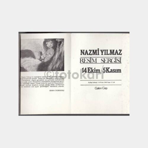 1983 Ressam Nazmi Yılmaz Sergi Davetiyesi