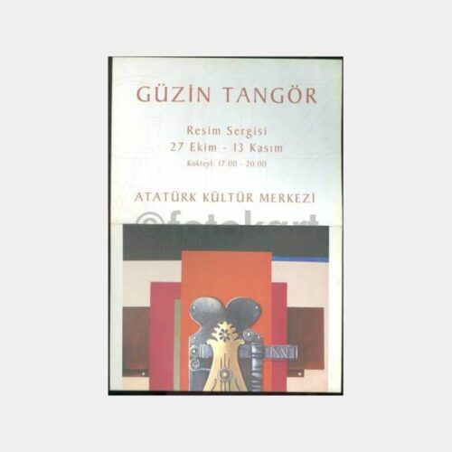 2004 Ressam Güzin Tangör Sergi Davetiyesi