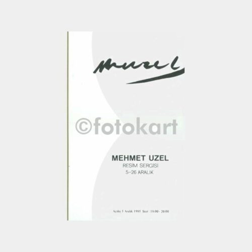 1985 Ressam Mehmet Uzel Sergi Davetiyesi