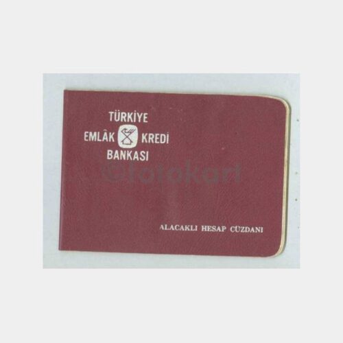 1972 T. Emlak Kredi Bankası Hesap Cüzdanı