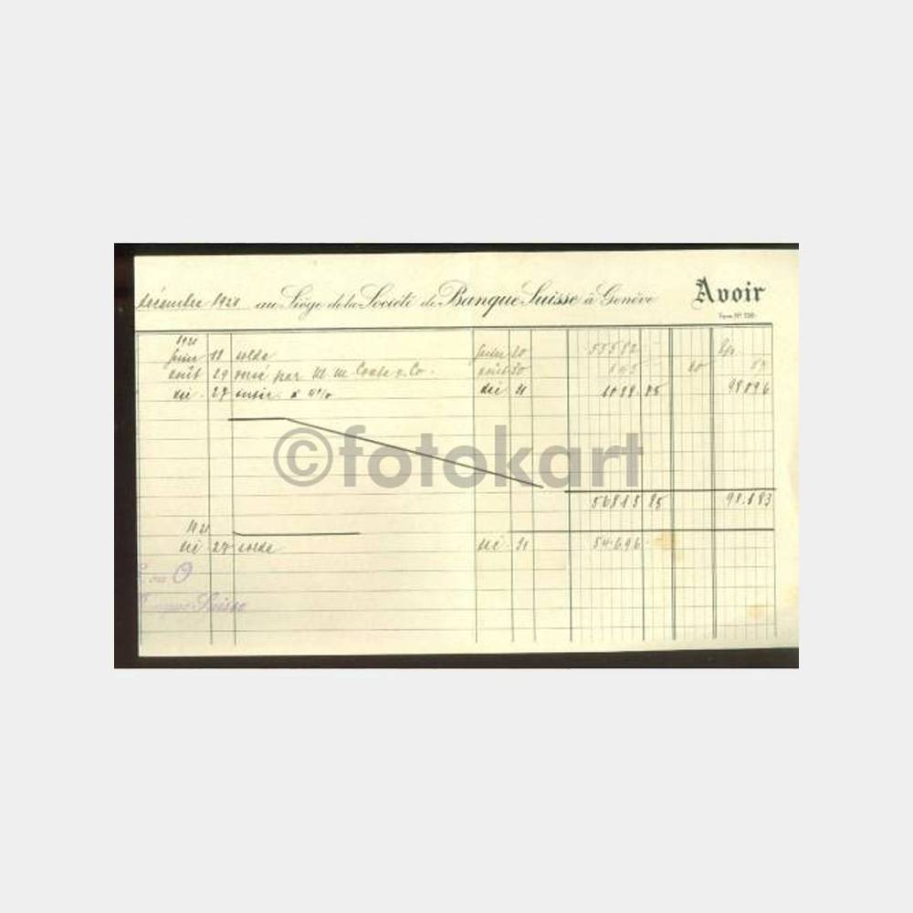 1921 Hüseyin Hilmi Paşa Banka Ekstresi - Görsel 2