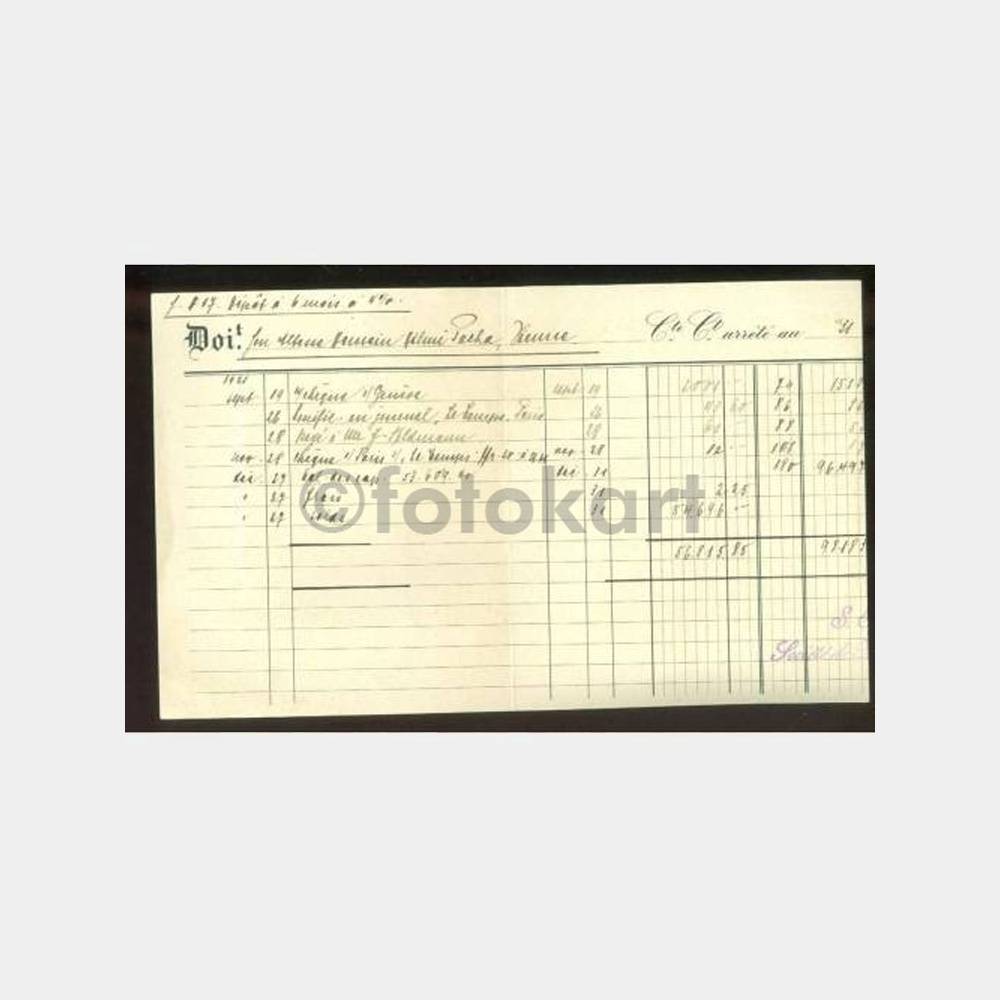 1921 Hüseyin Hilmi Paşa Banka Ekstresi