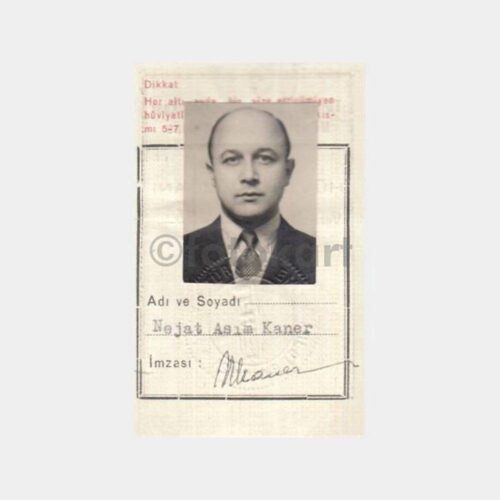 1955 T. Emlak Kredi Bankası Memur Kimlik Kartı