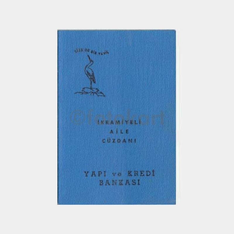 1973 Yapı Kredi Bankası -Eski Kullanılmış- Hesap Cüzdanı