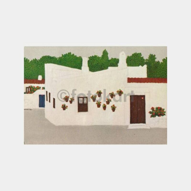 1980 Bodrum Tablo -Mehmet Sönmez- Kartpostal