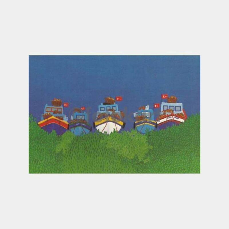 1980 Bodrum Tablo -Mehmet Sönmez- Kartpostal