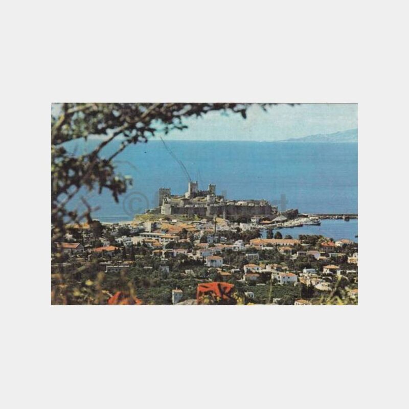 1969 Bodrum Genel Görünüş Kartpostal