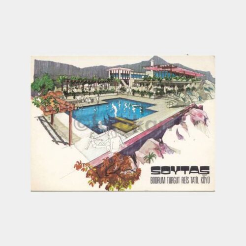 1973 Bodrum Turgutreis Soytaş Konulu Tebrik Kartı