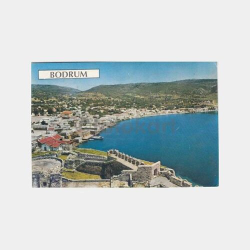1976 Bodrum Genel Görünüş Kartpostal