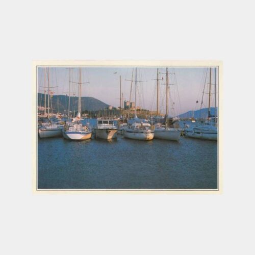 1980 Bodrum Genel Görünüş Kartpostal