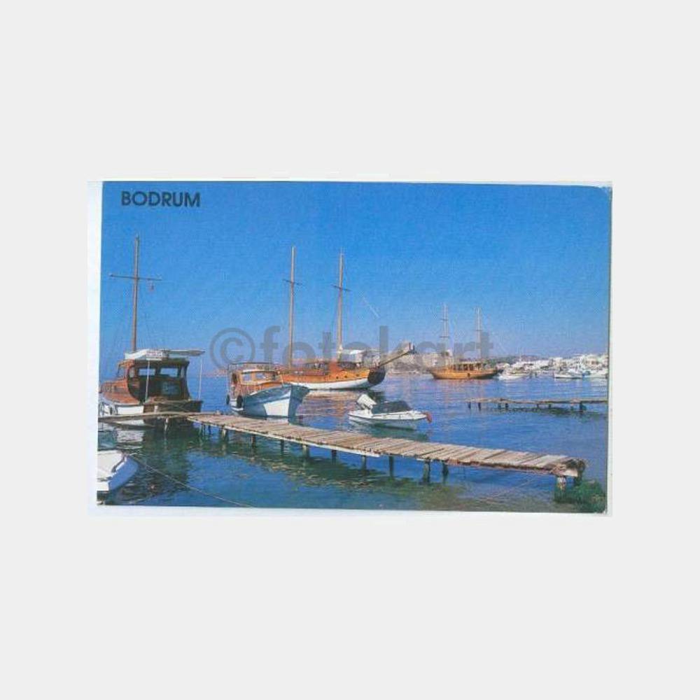 Bodrum Liman Görünüş Kartpostal