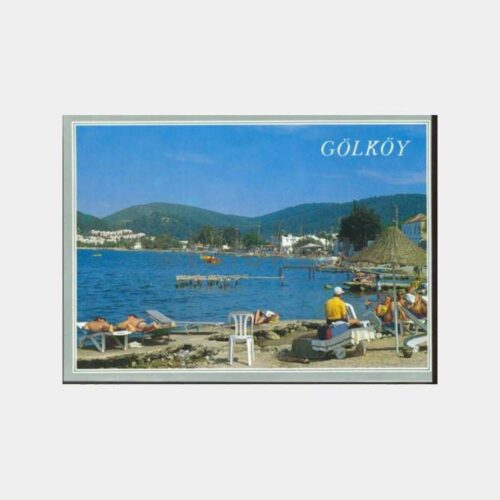 1990 Bodrum Gölköy Görünüş Kartpostal