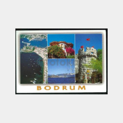 1990 Bodrum Muhtelif Görünüşler Kartpostal