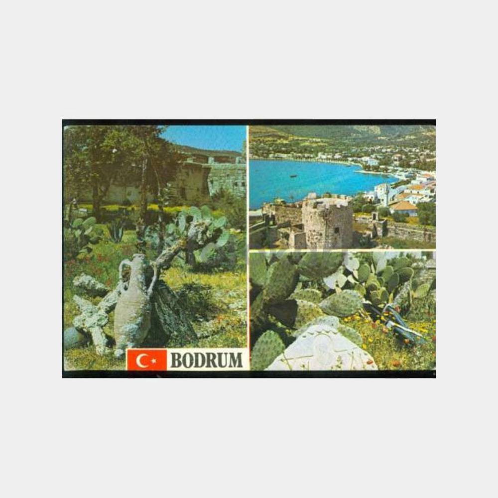 1973 Bodrum 3 Değişik Görünüş Kartpostal